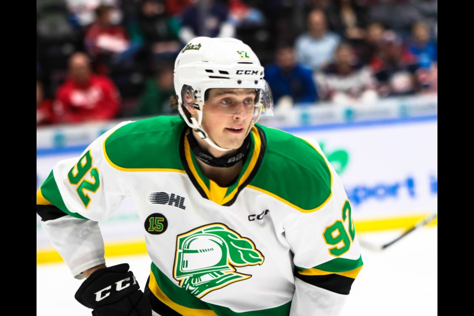 Newmarket native Jackson Edward is a defenceman with the OHL's London Knights.