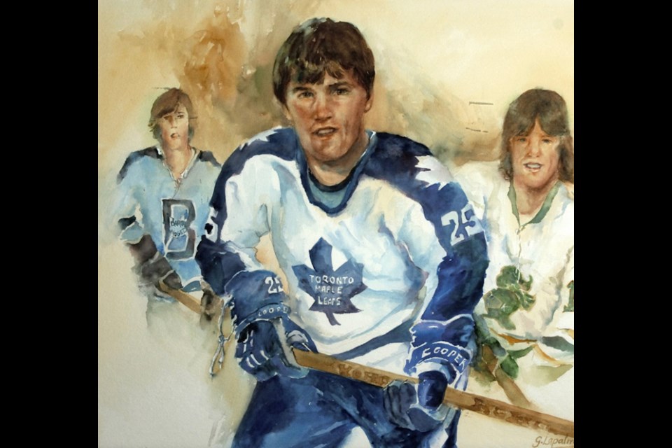 Terry Martin is depicted in this painting.