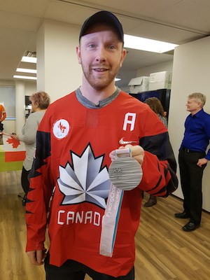 Adam Dixon shows off a well-earned silver medal. Shawn Gibson for BarrieToday