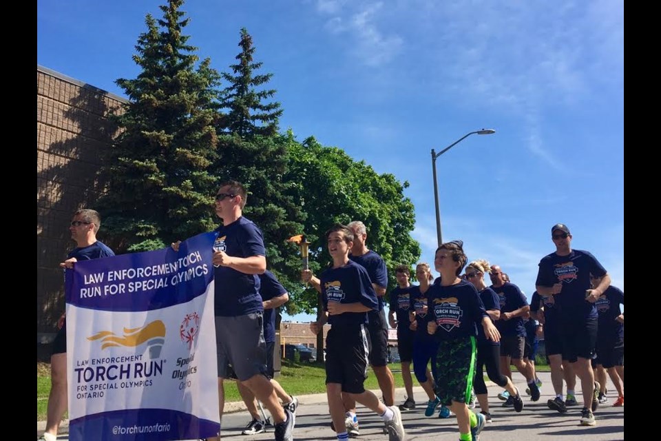 The Ontario Law Enforcement Torch Run for Special Olympics is celebrating its 30th year.
Sue Sgambati/BarrieToday