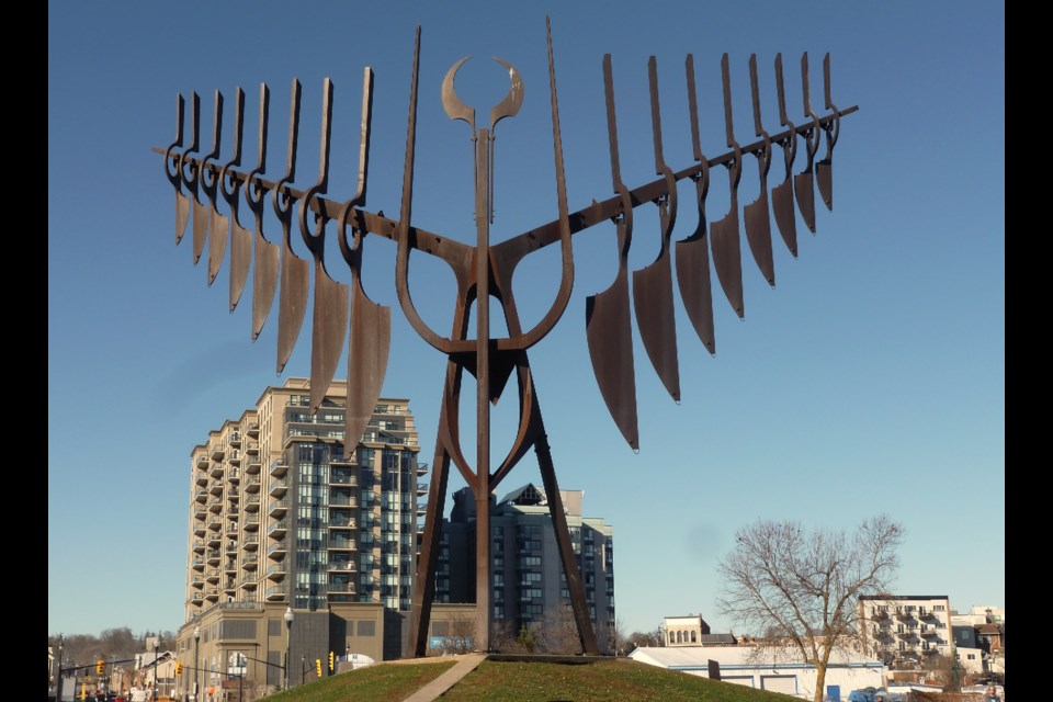 The Spirit Catcher along Barrie's lakeshore. Bob Bruton/BarrieToday File Photo