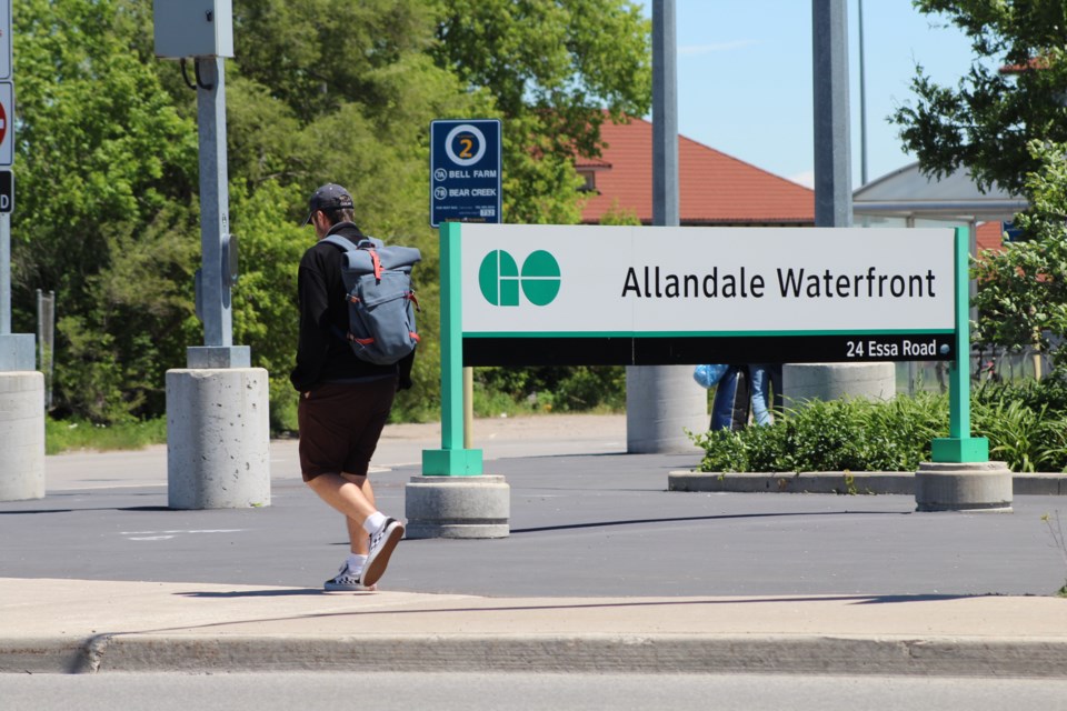 The Allandale Waterfront GO station is located at Essa Road and Tiffin Street. Raymond Bowe/BarrieToday