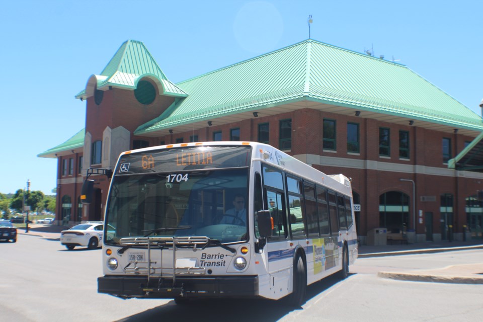Barrie Transit will be getting a huge financial boost from all three levels of government to replace city buses as well as build a new transit hub in Allandale. Raymond Bowe/BarrieToday