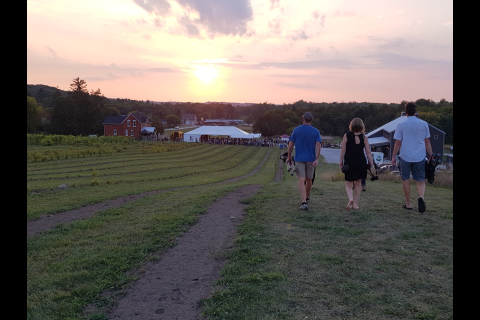The walk was picturesque for those taking in the Cowboy Junkies at Heritage Estates, Saturday Sept. 21, 2019. Shawn Gibson/BarrieToday
