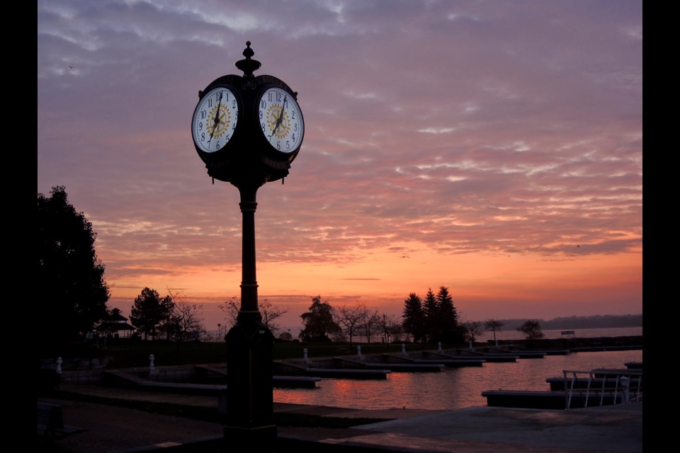 The rotary clock, installed in June at the base of Bayfield St., became Barrie's newest landmark.
Sue Sgambati/BarrieToday        