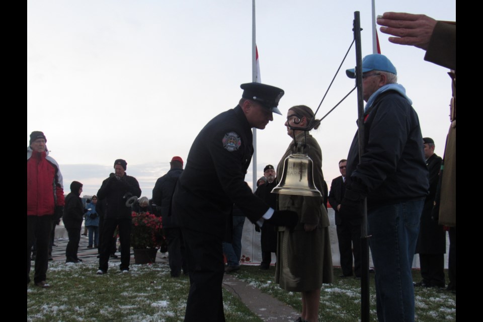 The ringing of the bell. Shawn Gibson/BarrieToday                               