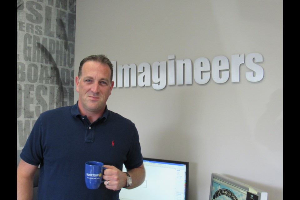 Jason Ouellette of Imagineers. Photo by Shawn Gibson for BarrieToday                           