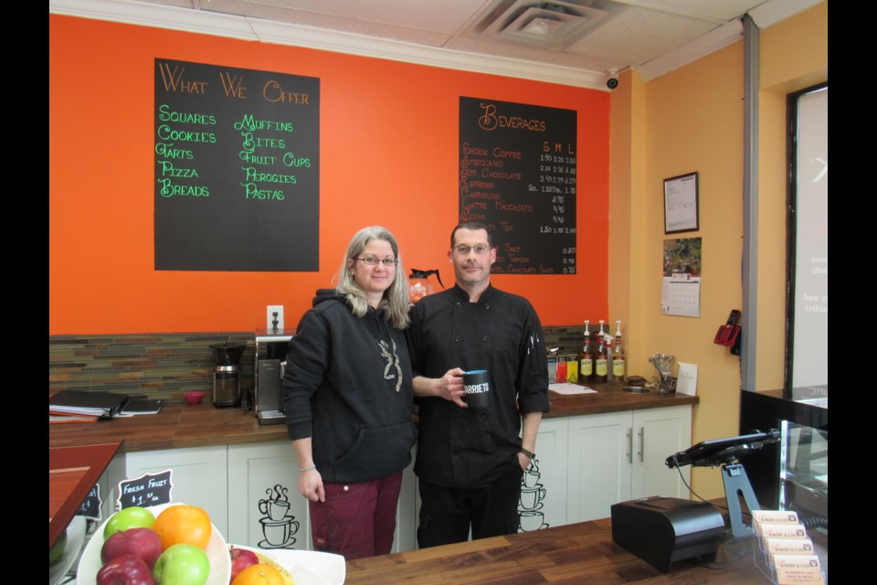 Cal's Bakery and Cafe owner Cal Barron (right) and wife Isabelle (left) are looking forward to meeting you.
Shawn Gibson for Barrie Today                               