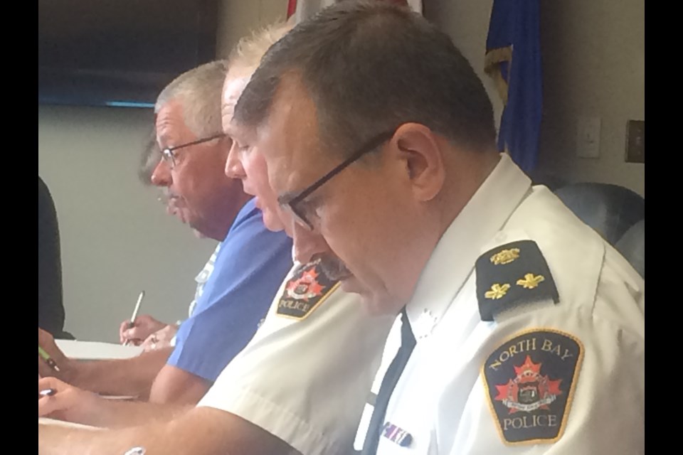 North Bay City Police Deputy Chief Scott Tod reviews latest crime stats 