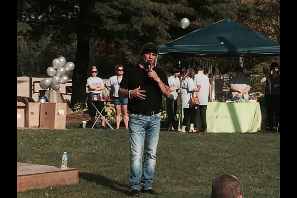 Matt Thorpe shares his journey to recovery from addiction at North Bay's 2nd Annual Recovery Day 