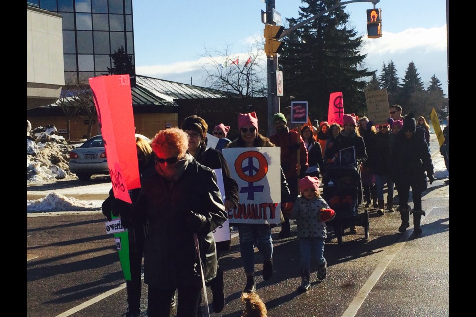 Women's March in North Bay focuses on the need for change, 