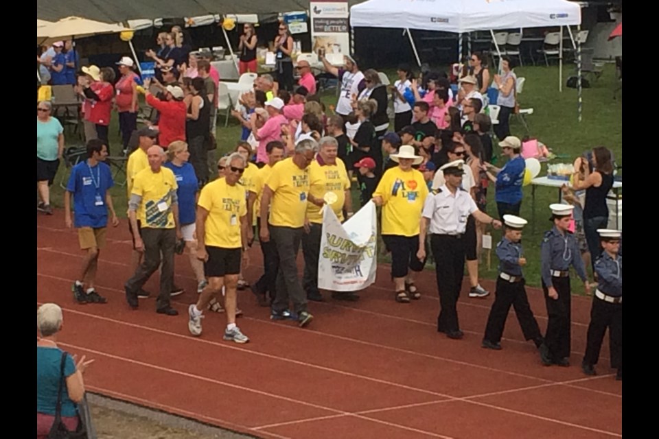 Cancer survivors kick off Relay for Life walk to raise money for cancer research