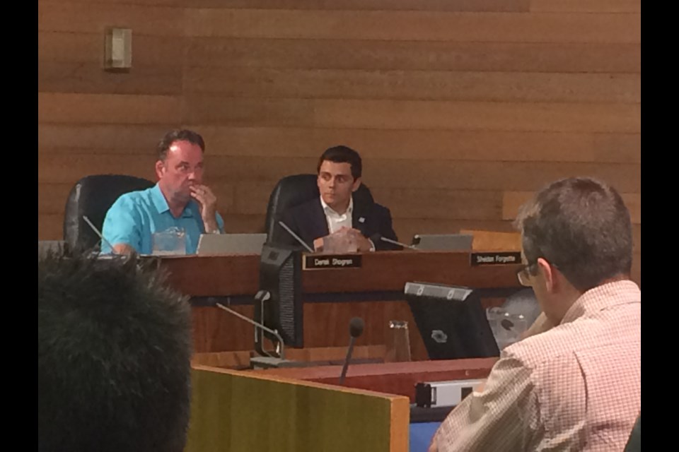 City council to appoint DNSSAB replacement for Deputy Mayor Sheldon Forgette (right side of the picture) after the board reported he was absent without notice too many times.