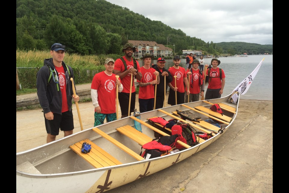 22 Wing CFB North Bay raising awareness and funds for Solder On program at 42nd Annual Mattawa River Canoe Race