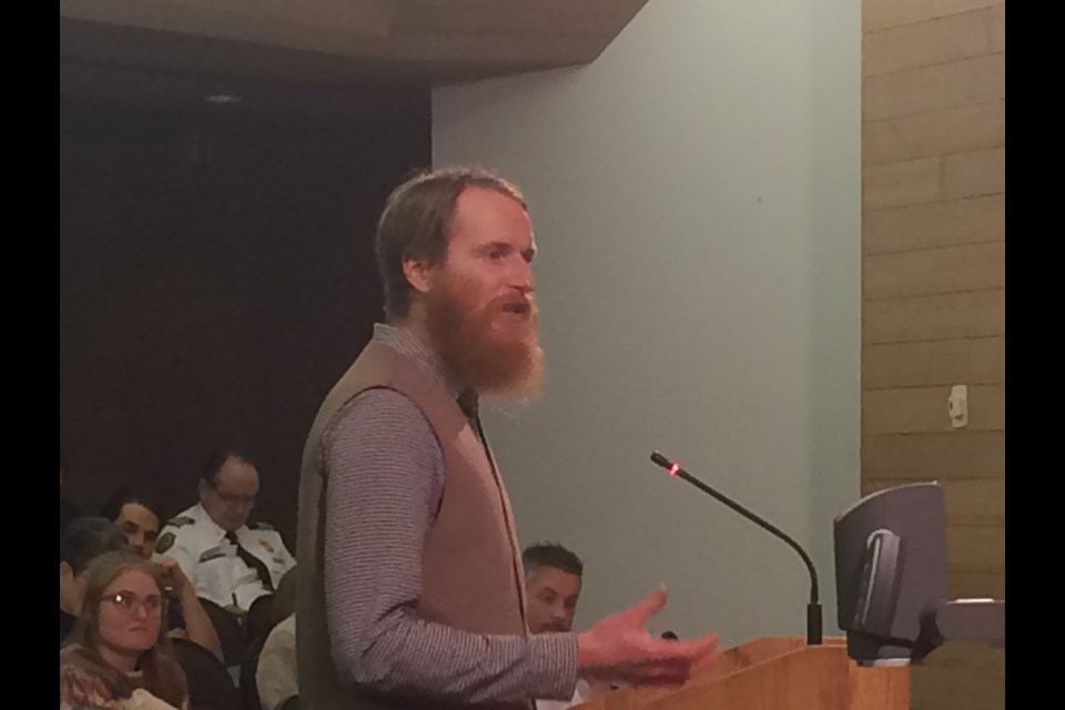 Yan Roberts asks city council to vote against motions that would allow for development that could impact species at risk and provincially significant wetlands.