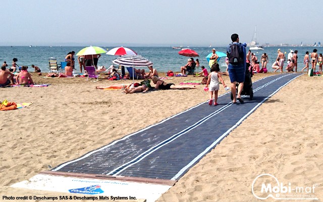 Expect to see a beach access mat similar to this installed at Marathon Beach in North Bay this June
