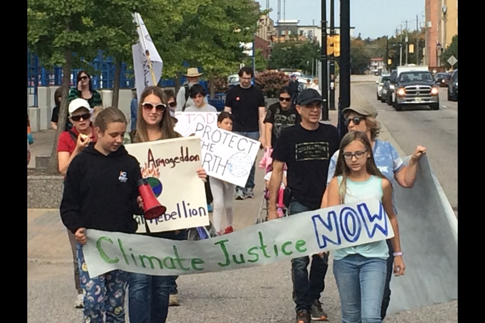 Rally to raise awareness about climate change