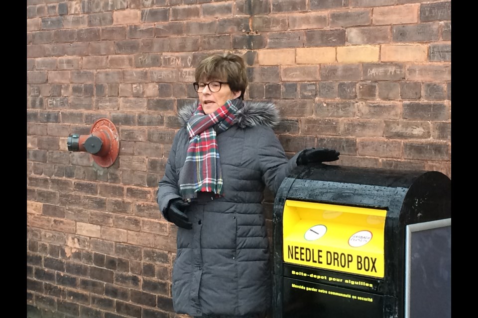 West Nipissing Mayor Joanne Savage supports the use of a community sharps bin in Sturgeon Falls