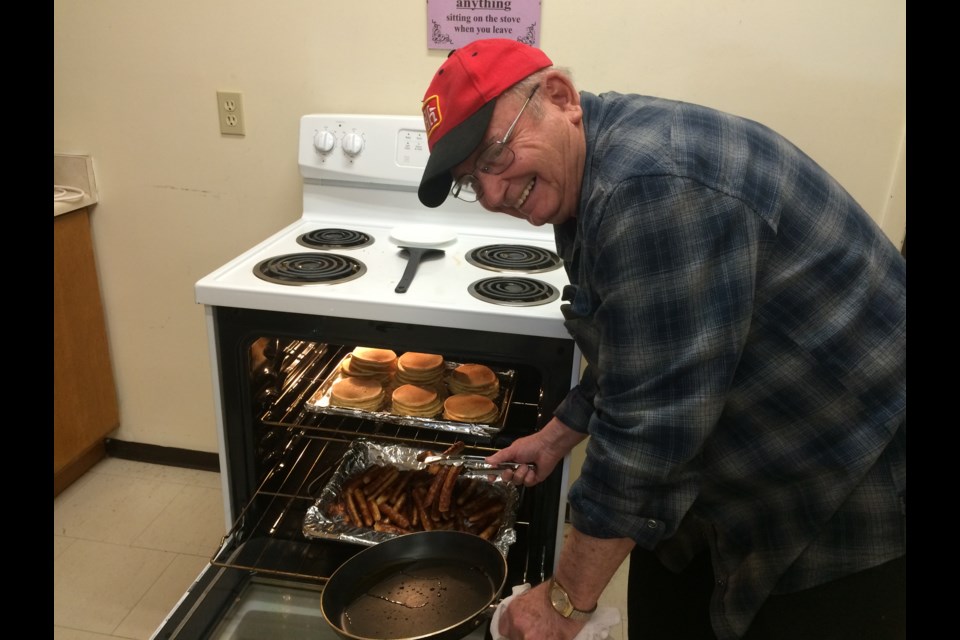 Ron is one of more than a dozen volunteers who help out at the free West Ferris Community Brunch