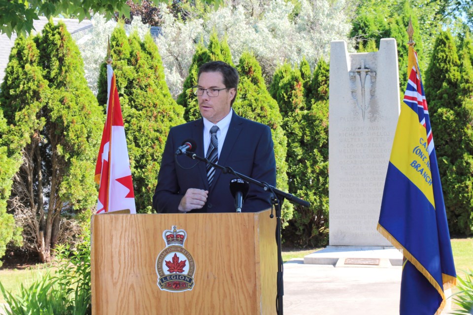 Callander cenotaph funding~July 8 2022~David Briggs (2)