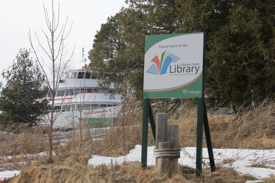 The future home of the Callander Library on Lansdowne Street will remain empty for a while yet