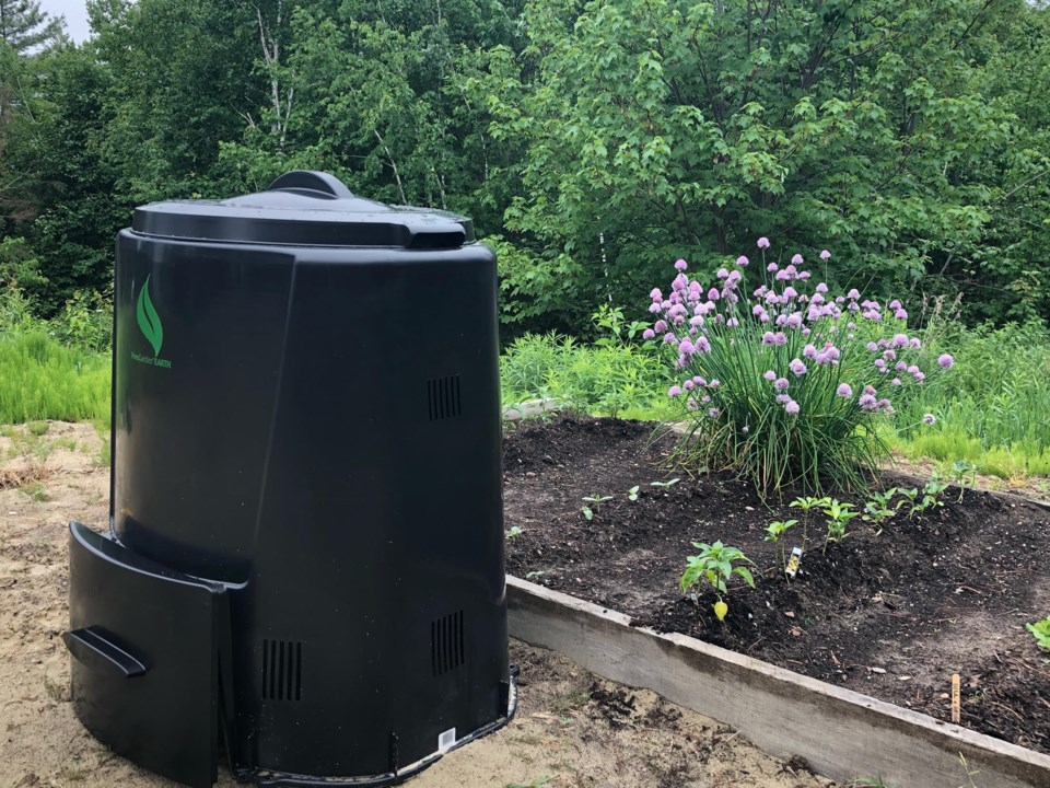 Compost bin~Nipissing First Nation~ June 11, 2021