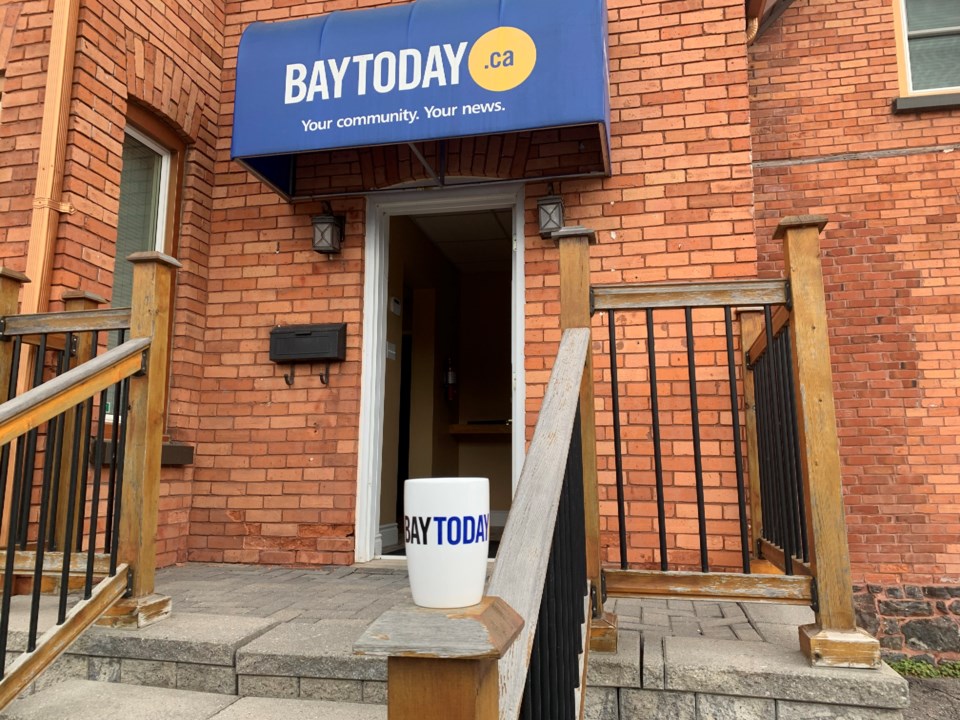 20210909 Baytoday office with mug turl