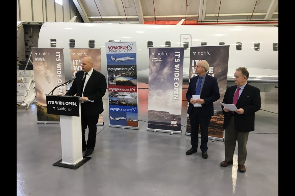 Voyaguer Aviation has received $.275 million from the province to expand its maintenance, repair and overhaul operation in North Bay. (Christ Dawson photo)