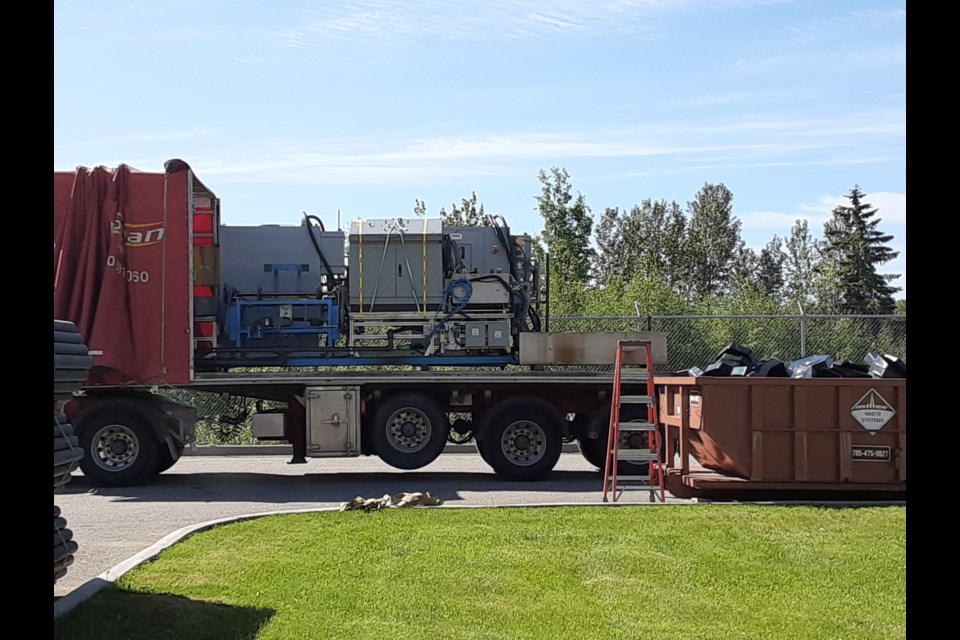 Moving equipment from North Bay  Epiroc to Montreal has started.