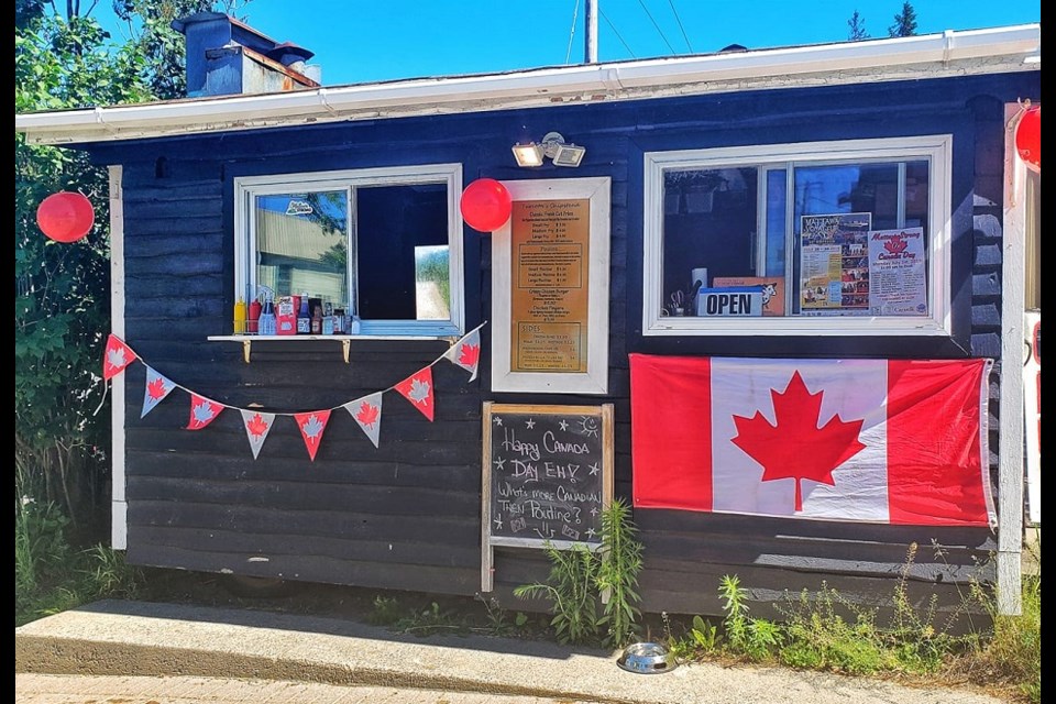 In this 2019 photo, Turcotte's Chip Stand is ready to welcome customers on Canada Day.