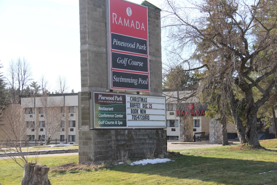 The Ramada Inn on Pinewood Park Drive has been ordered closed.
