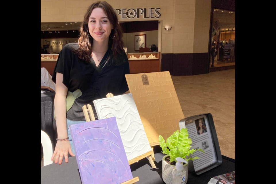 Emelie Levesque at the Summer Company pop up shot at Northgate Shopping Centre. Photo by Matthew Sookram. 