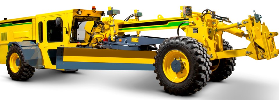 battery-electric-low-profile-grader-for-underground-mining-miller-technology