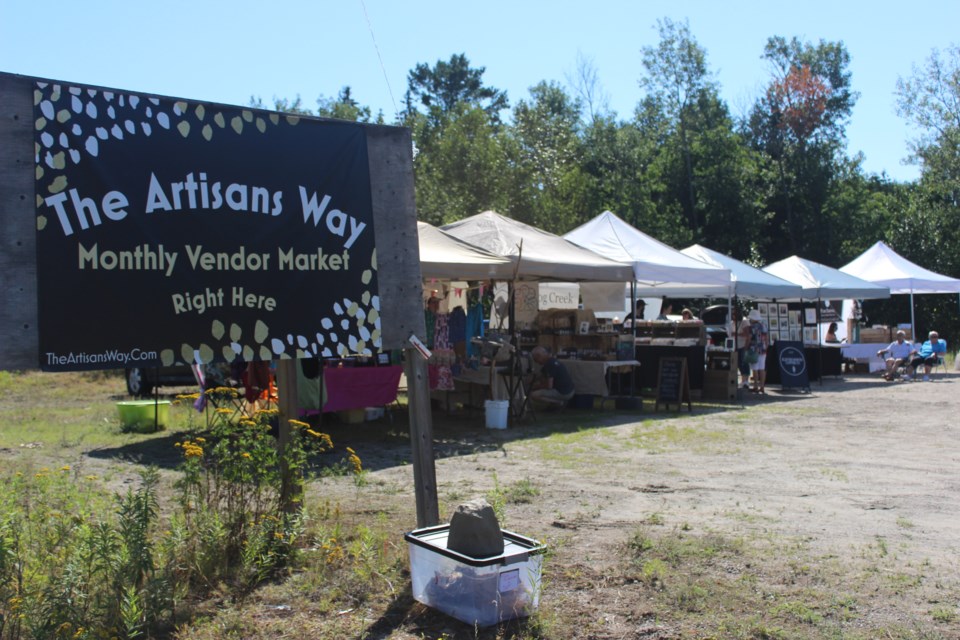 Located at 377 Airport Road, the Artisans Way takes place once a month all summer. Photo by Ryen Veldhuis.