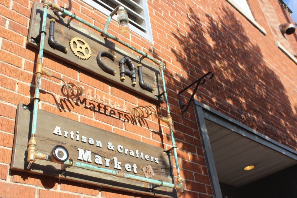 The Cornerstone Marketplace can be found on the corner of Oak and Ferguson downtown. Photo by Ryen Veldhuis.