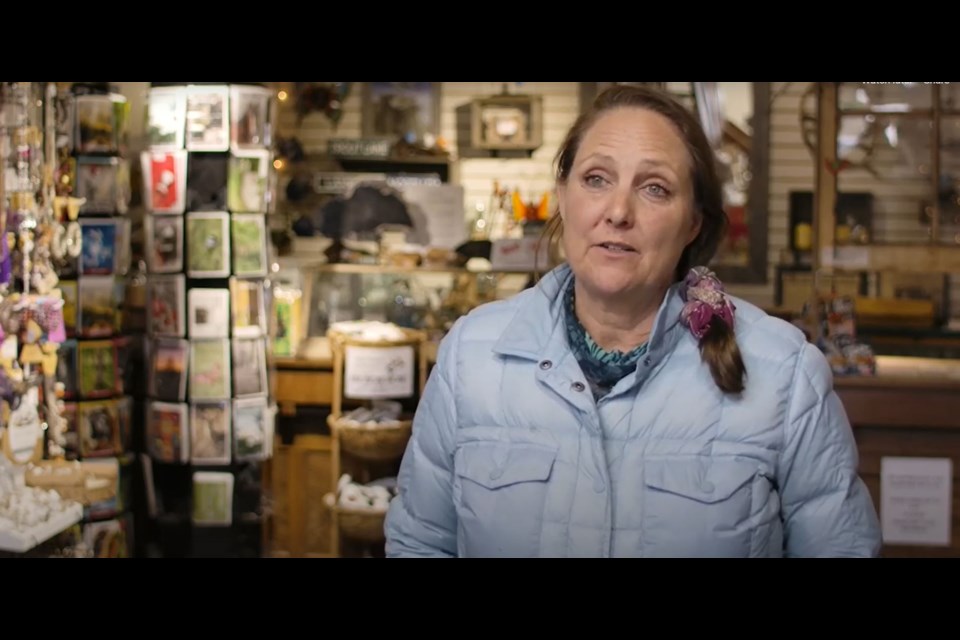 Jennifer McNutt Bywater speaking during a promotional Digital Main Street video via their website. 