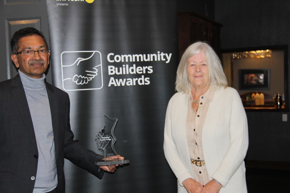 Fred Pinto from Friends of Laurier Woods and Grace Doiron from the Rotary Club of North Bay both accepted awards on behalf of their organizations.