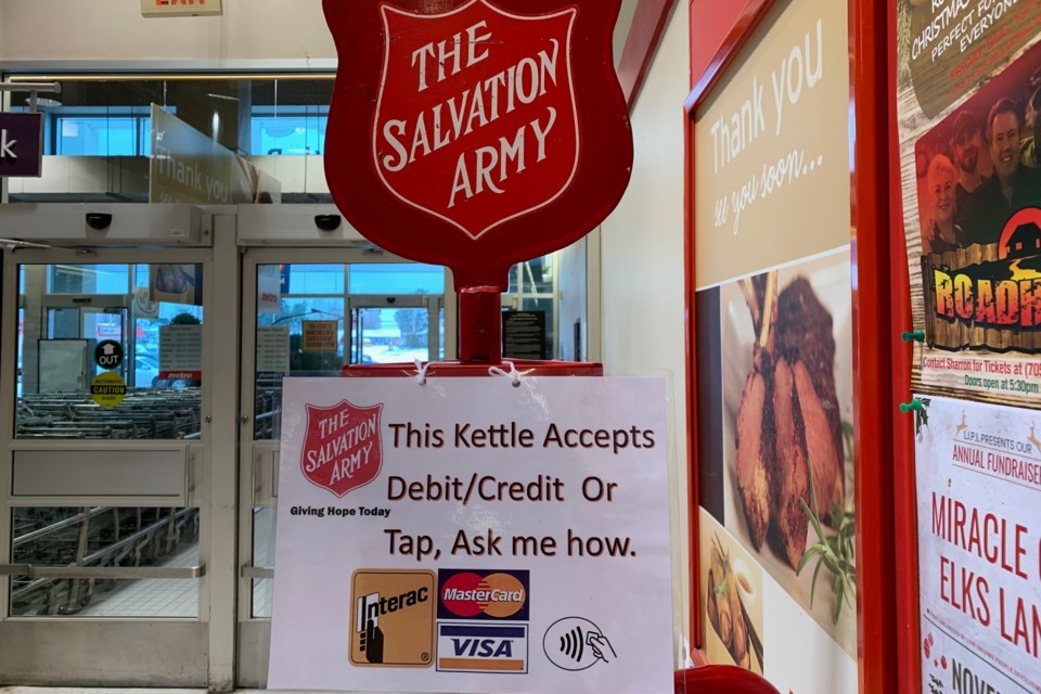 20191117 salvation army kettle credit cards turl