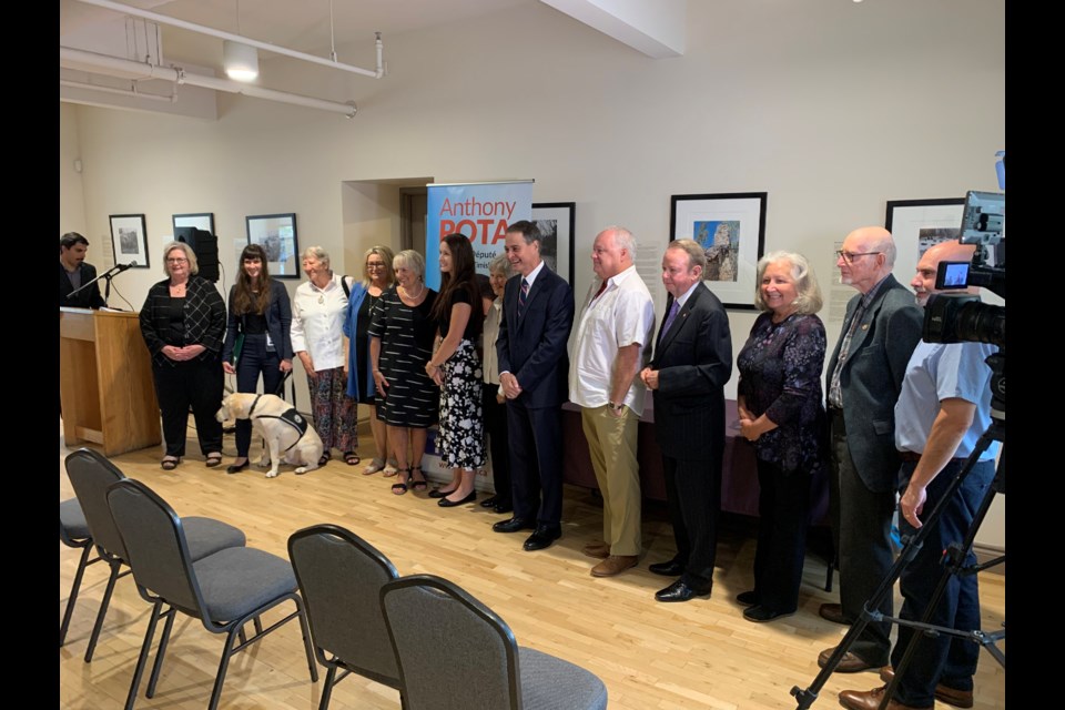 All the Platinum Jubilee award nominees gather for a photo.  Photo by Chris Dawson/BayToday. 