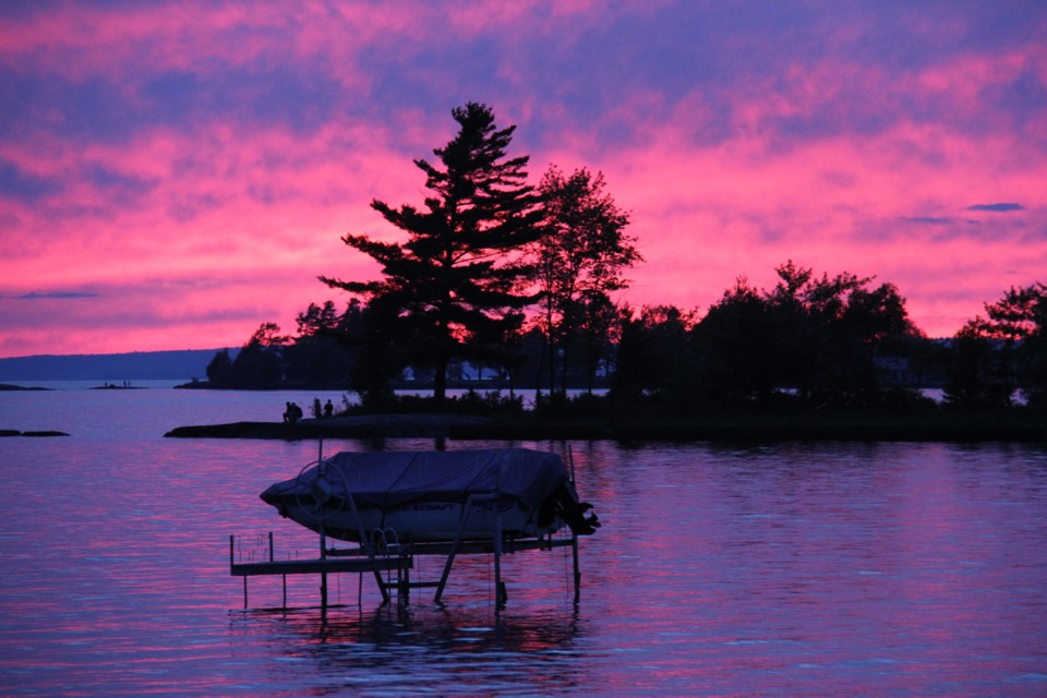 lake nipissing sunset, tourism turl 2016
