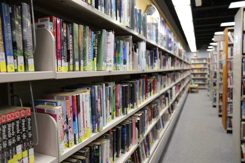 north bay public library shelves stock