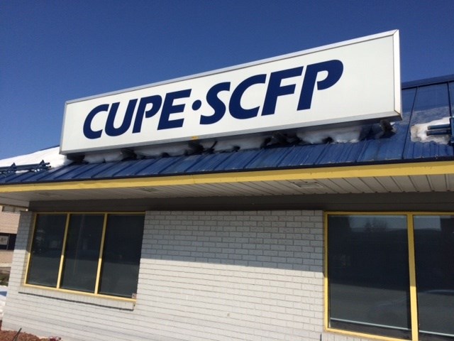 cupe office sign