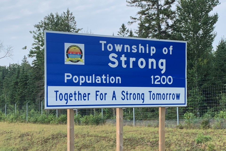 20211129 Strong township pop sign cu turl