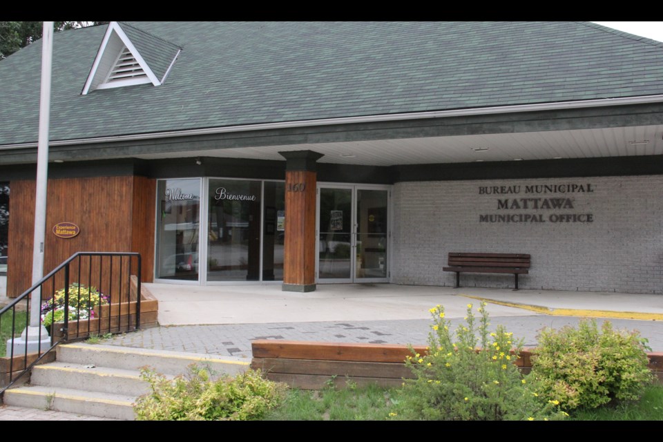 Mattawa is searching for a new look, and designs will roll in until April 19 / Mattawa Municipal Office. Photo by Jeff Turl.