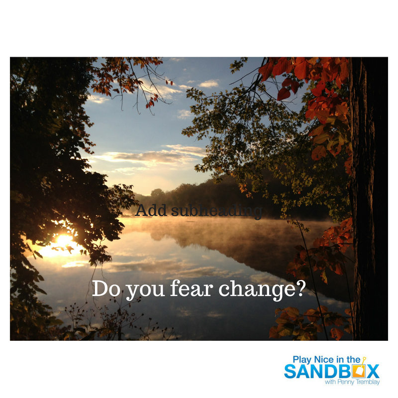 Do you fear change? copy