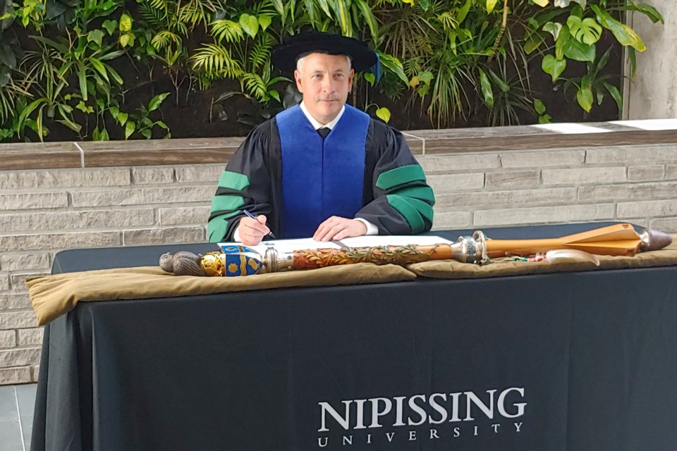 Dr. Kevin B. Wamsley, Nipissing University's seventh President and Vice-Chancellor.