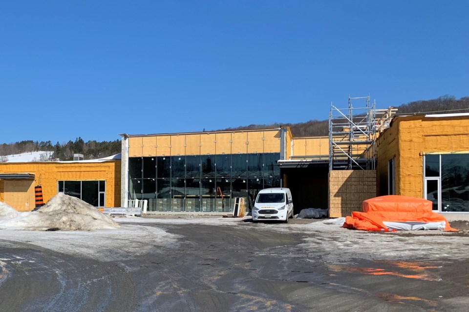 The future home of Maple View Public School, as seen in a BayToday file photo from late March.