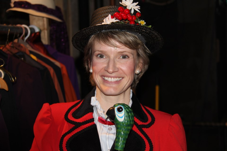 Lisa Boivin as Mary Poppins. Photo by Jeff Turl.