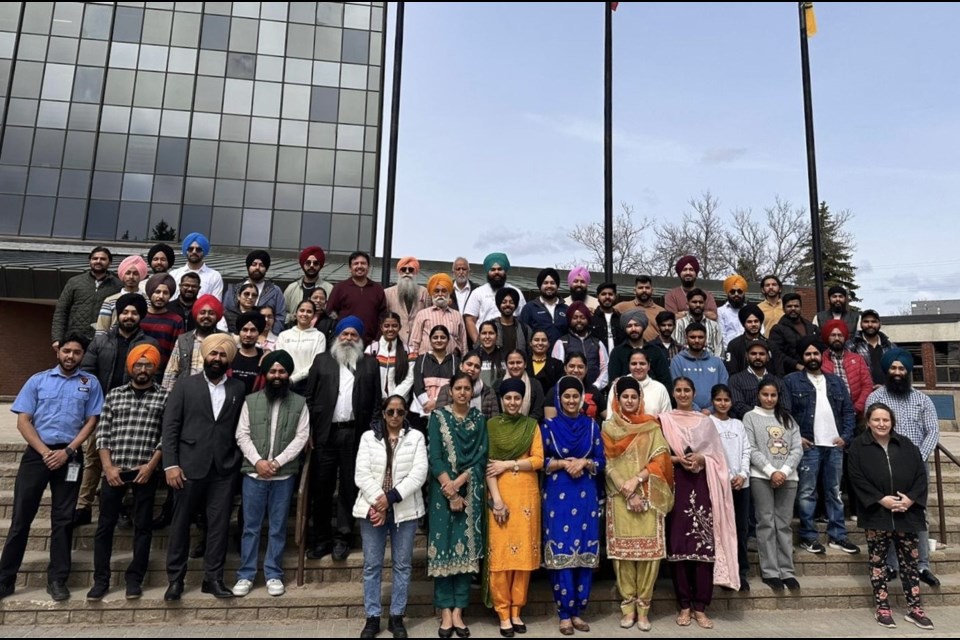 Sikh Heritage Month participants at City Hall