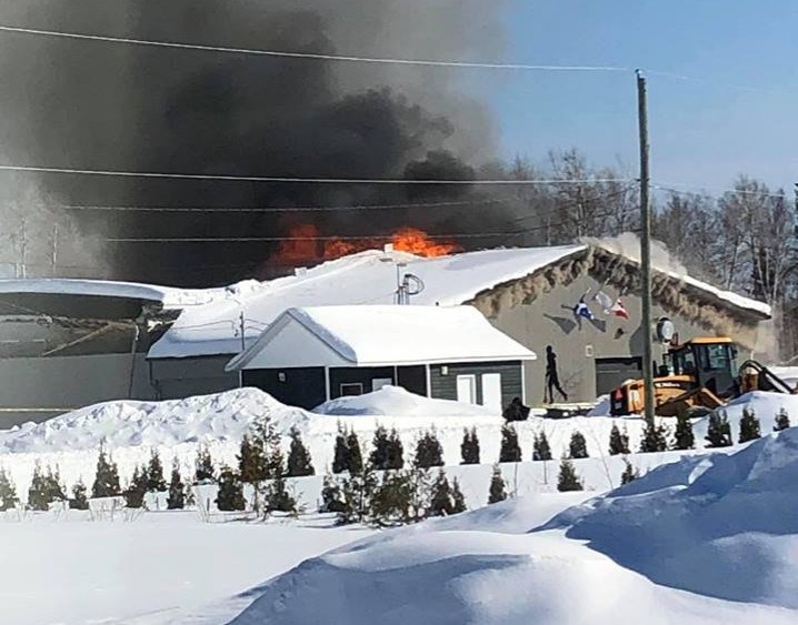 20190219 timiskaming arena fire